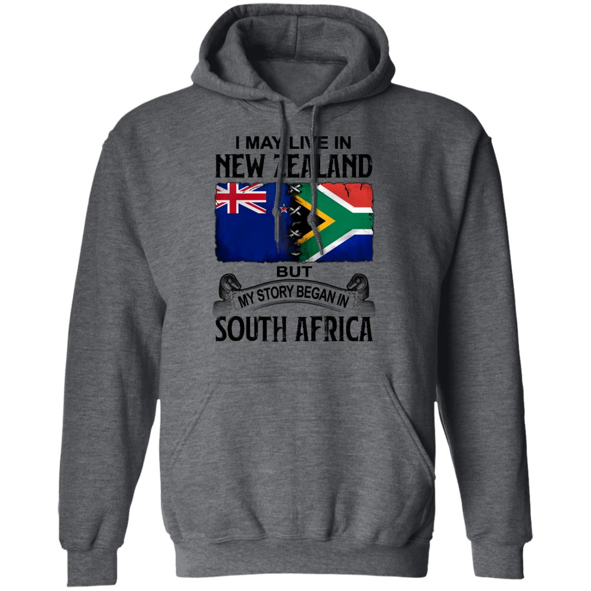 Live In New Zealand But My Story Began In South Africa T-Shirt - T-shirt Teezalo