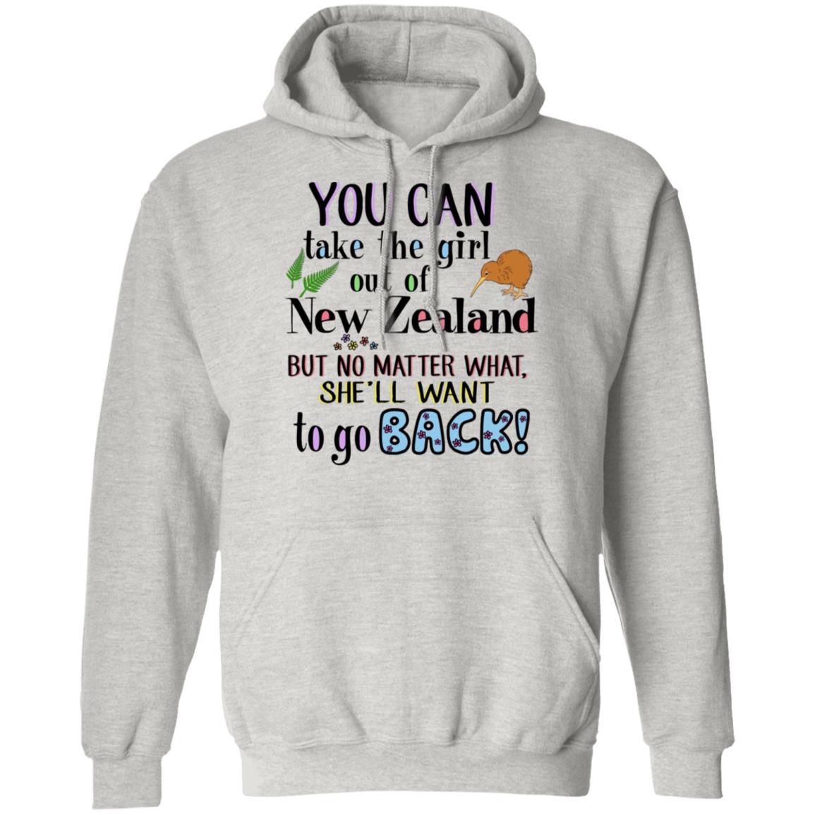 You Can Take The Girl Out Of New Zealand T-Shirt - T-shirt Teezalo