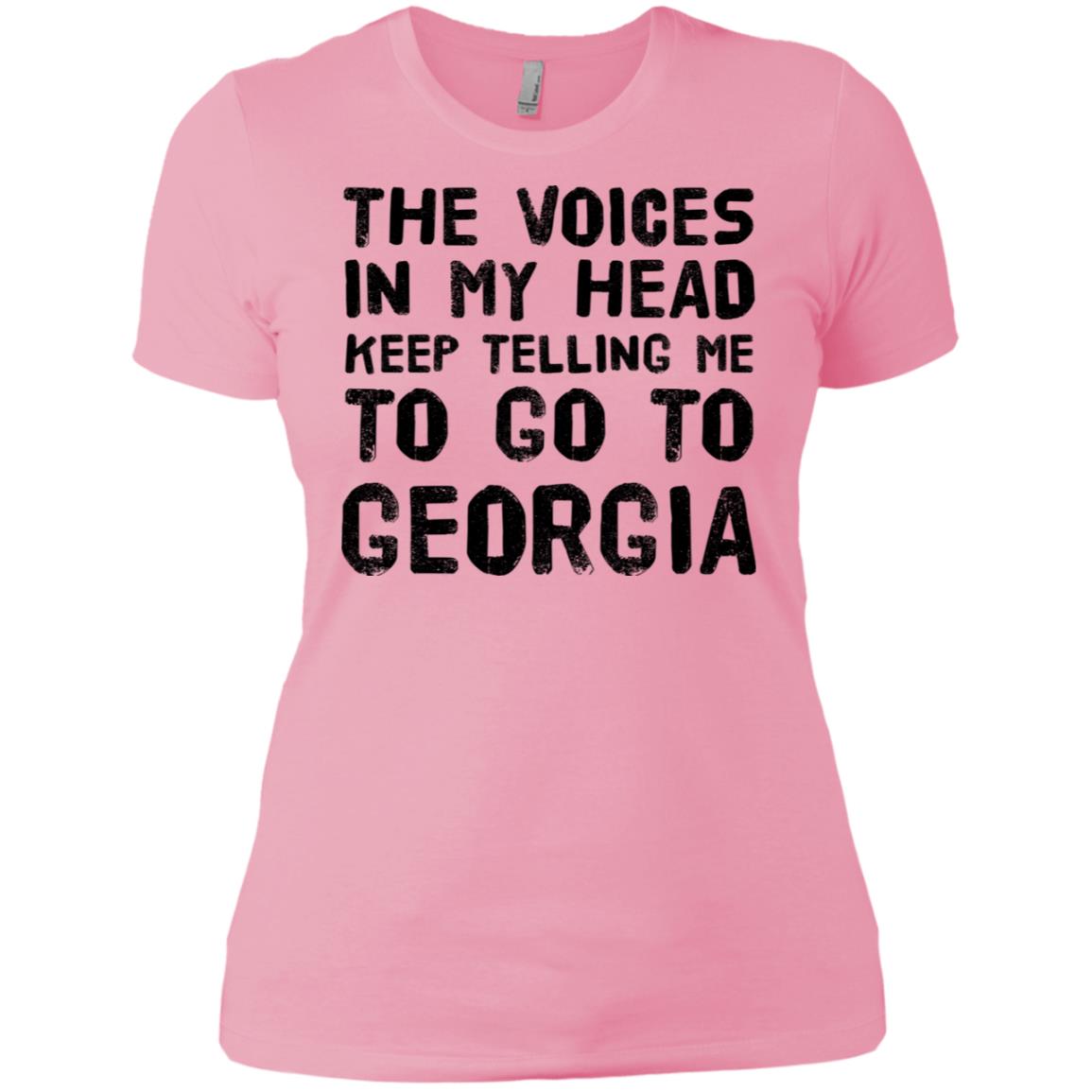 The Voices In My Head Telling To Georgia T-Shirt - T-shirt Teezalo