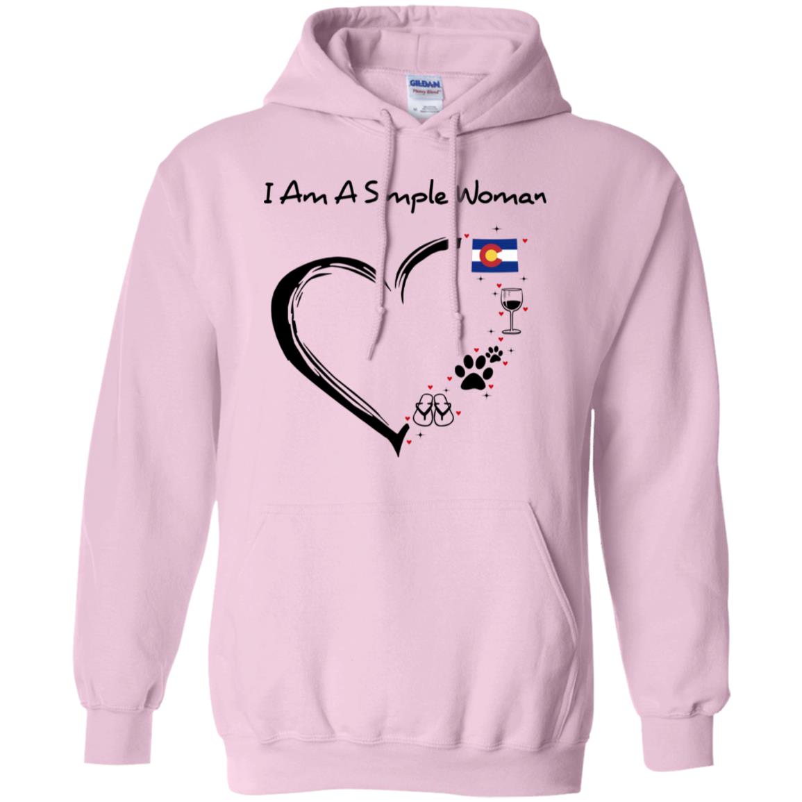 Colorado I Am A Simple Woman Hoodie - Hoodie Teezalo