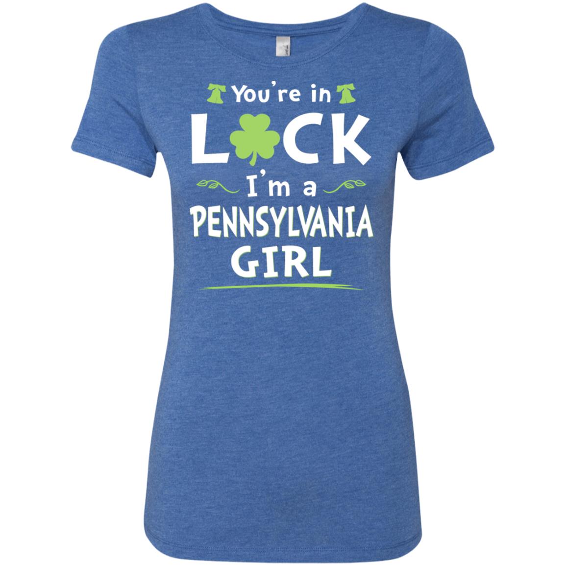 You Are In Luck I'm A Pennsylvania Girl Hoodie - Hoodie Teezalo