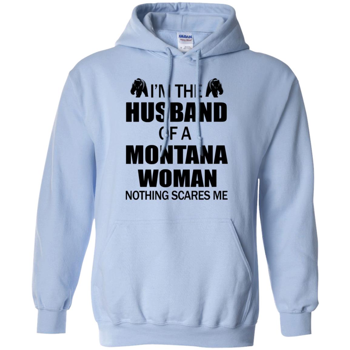 I'm The Husband Of A Montana Woman T-Shirt - T-shirt Teezalo