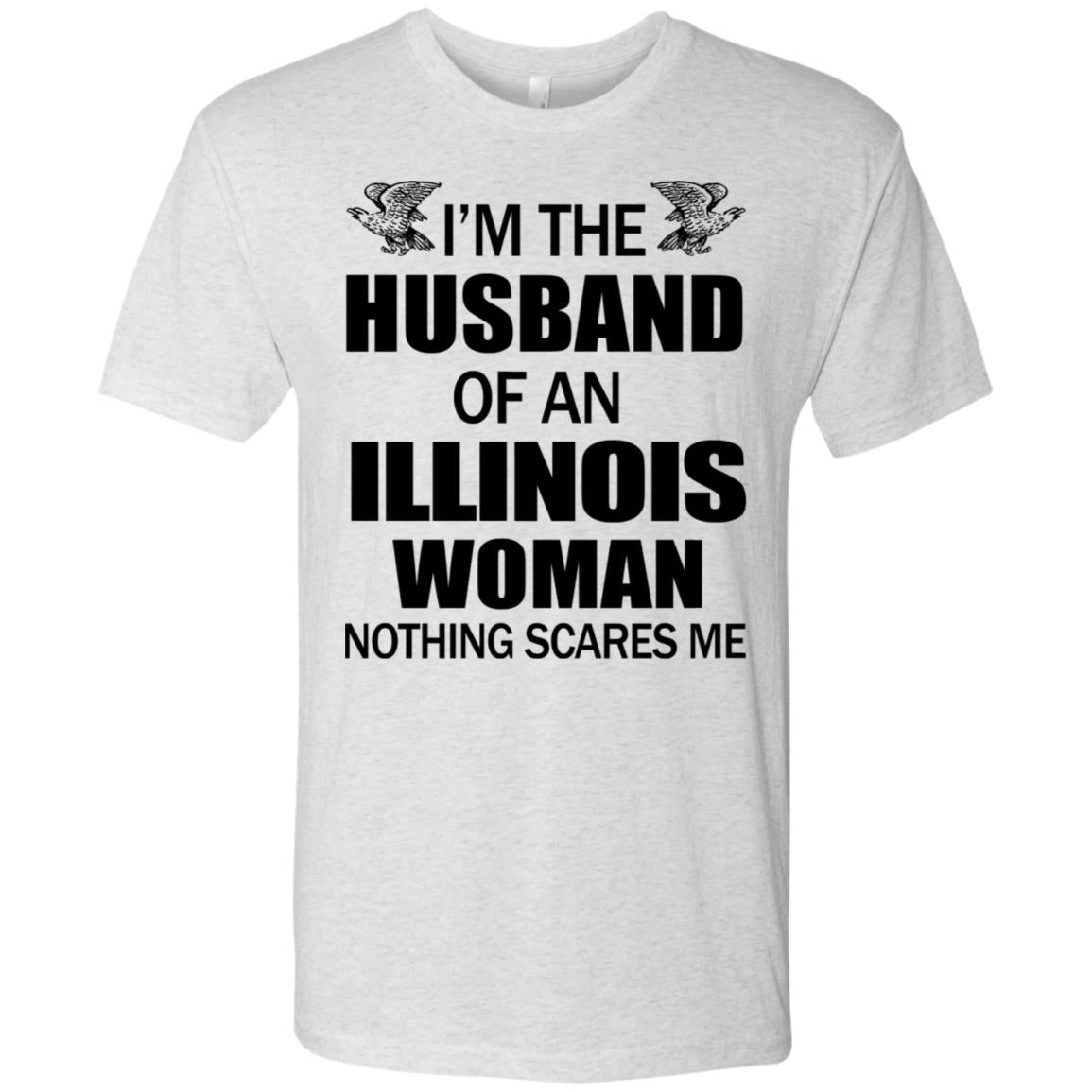 I'm The Husband Of An Illinois Woman T-shirt - T-shirt Teezalo