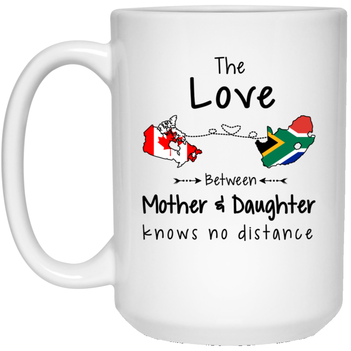 South Africa Canada The Love Mom And Daughter Mug - Mug Teezalo