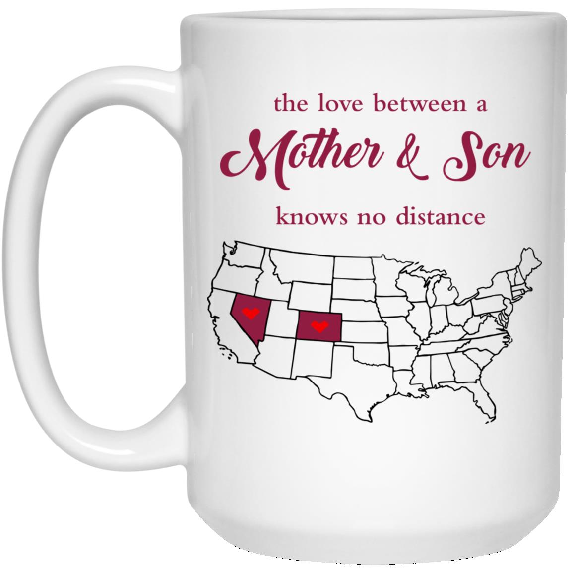 Colorado Nevada The Love Between Mother And Son Mug - Mug Teezalo