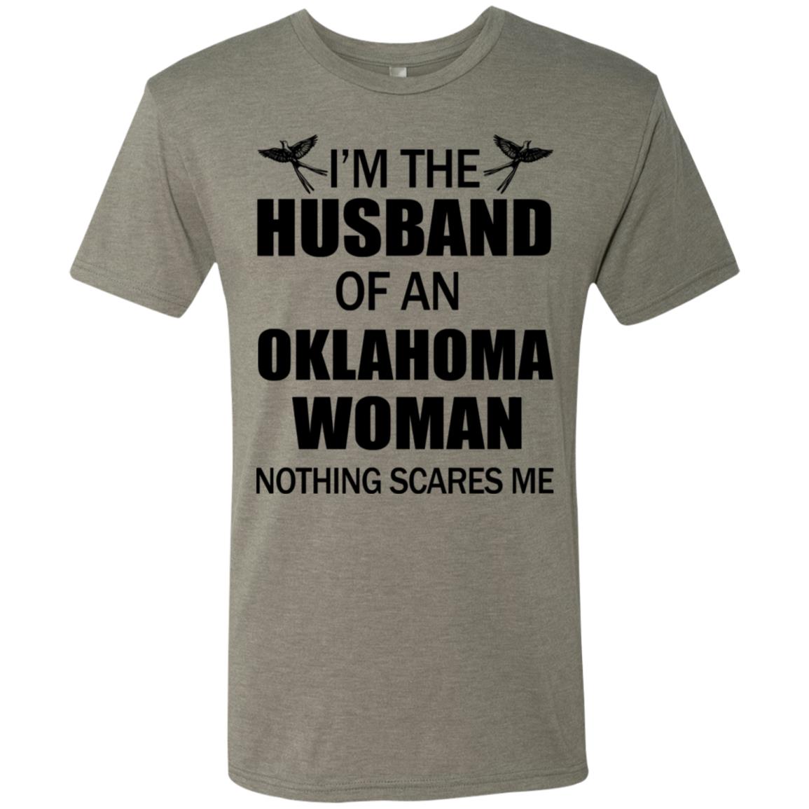 I'm The Husband Of An Oklahoma Woman T Shirt - T-shirt Teezalo