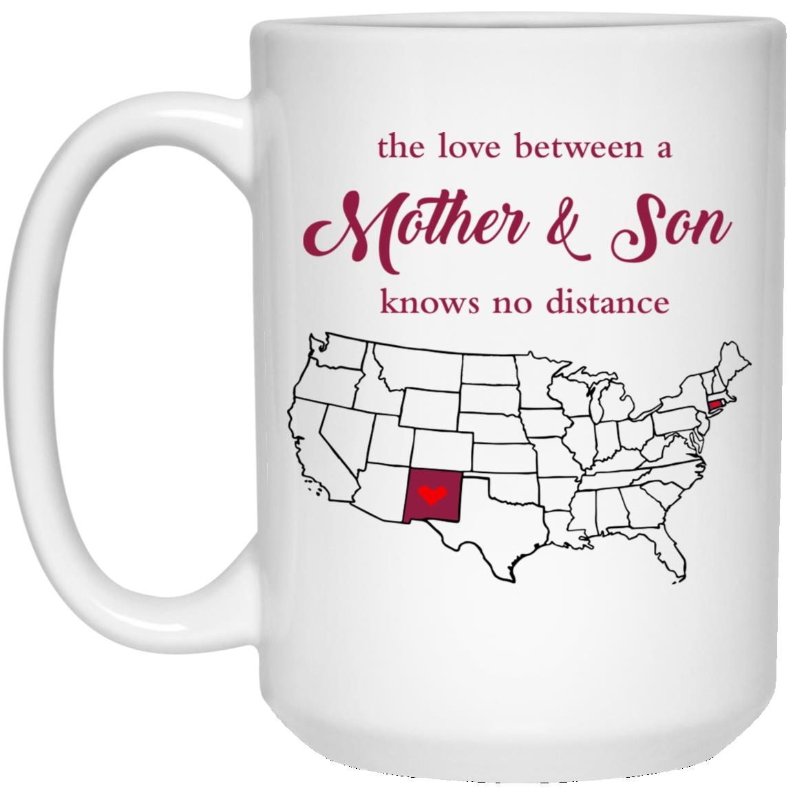 Connecticut New Mexico The Love Between Mother And Son Mug - Mug Teezalo