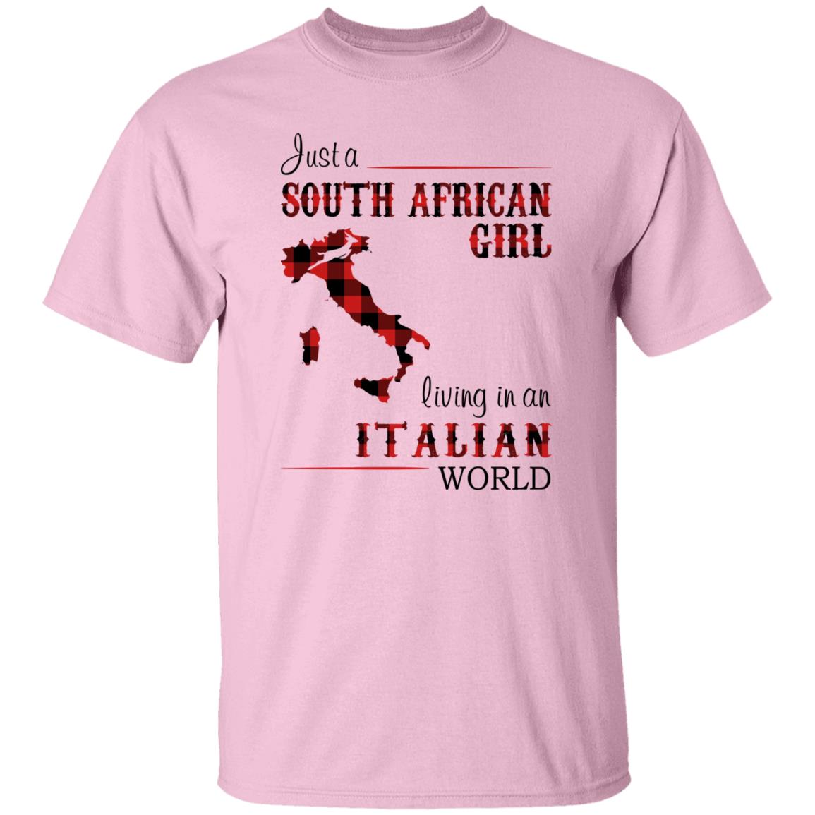 South African Girl Living In Italian World T-Shirt - T-shirt Teezalo