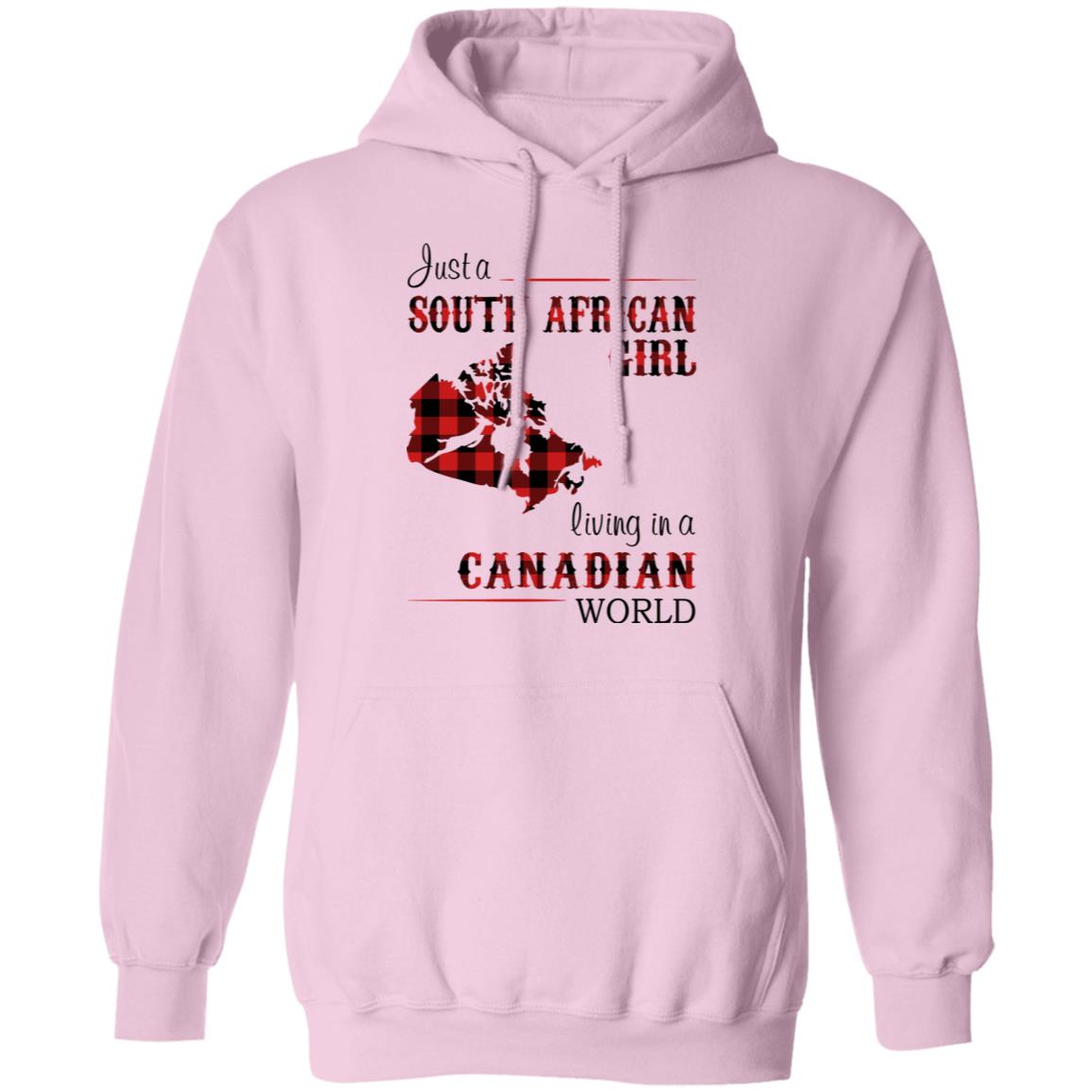 South African Girl Living In Canadian World T-Shirt - T-shirt Teezalo