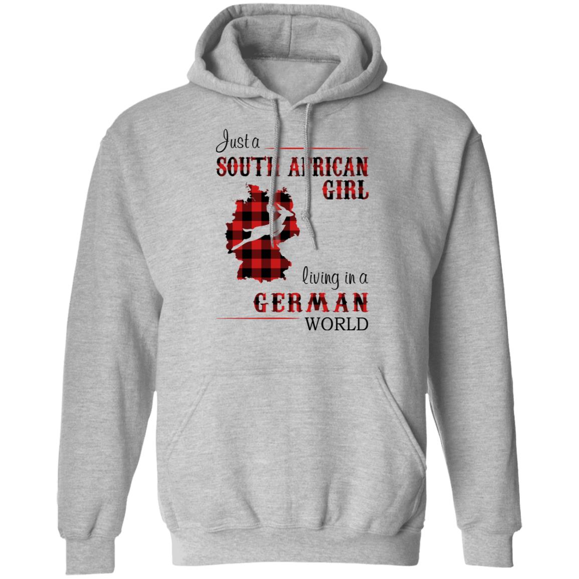 South African Girl Living In German World T-Shirt - T-shirt Teezalo