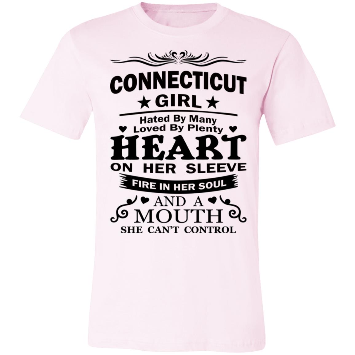 Connecticut Girl Hated By Many Loved By Plenty Hoodie - Hoodie Teezalo