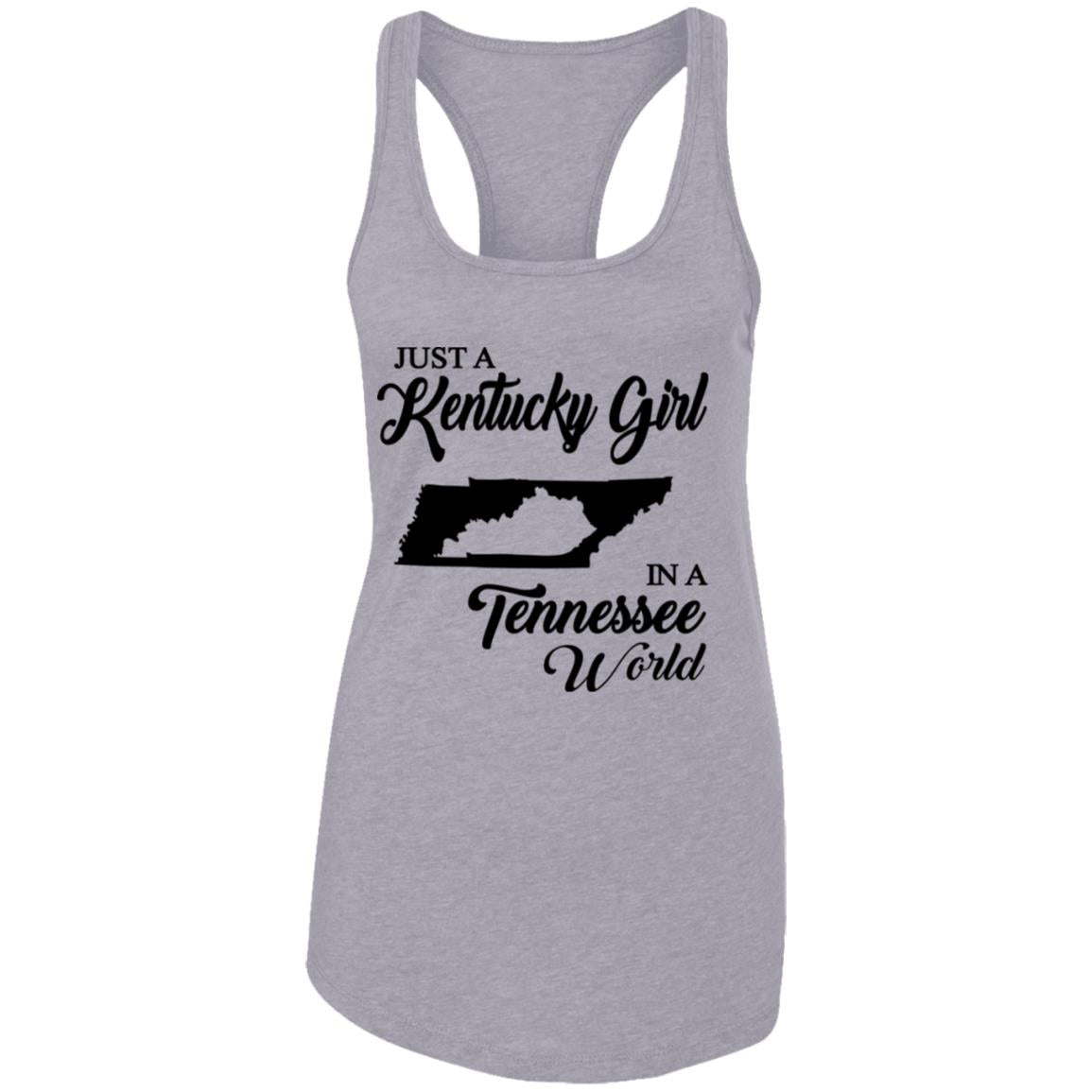 Just A Kentucky Girl In A Tennessee World T-Shirt - T-shirt Teezalo