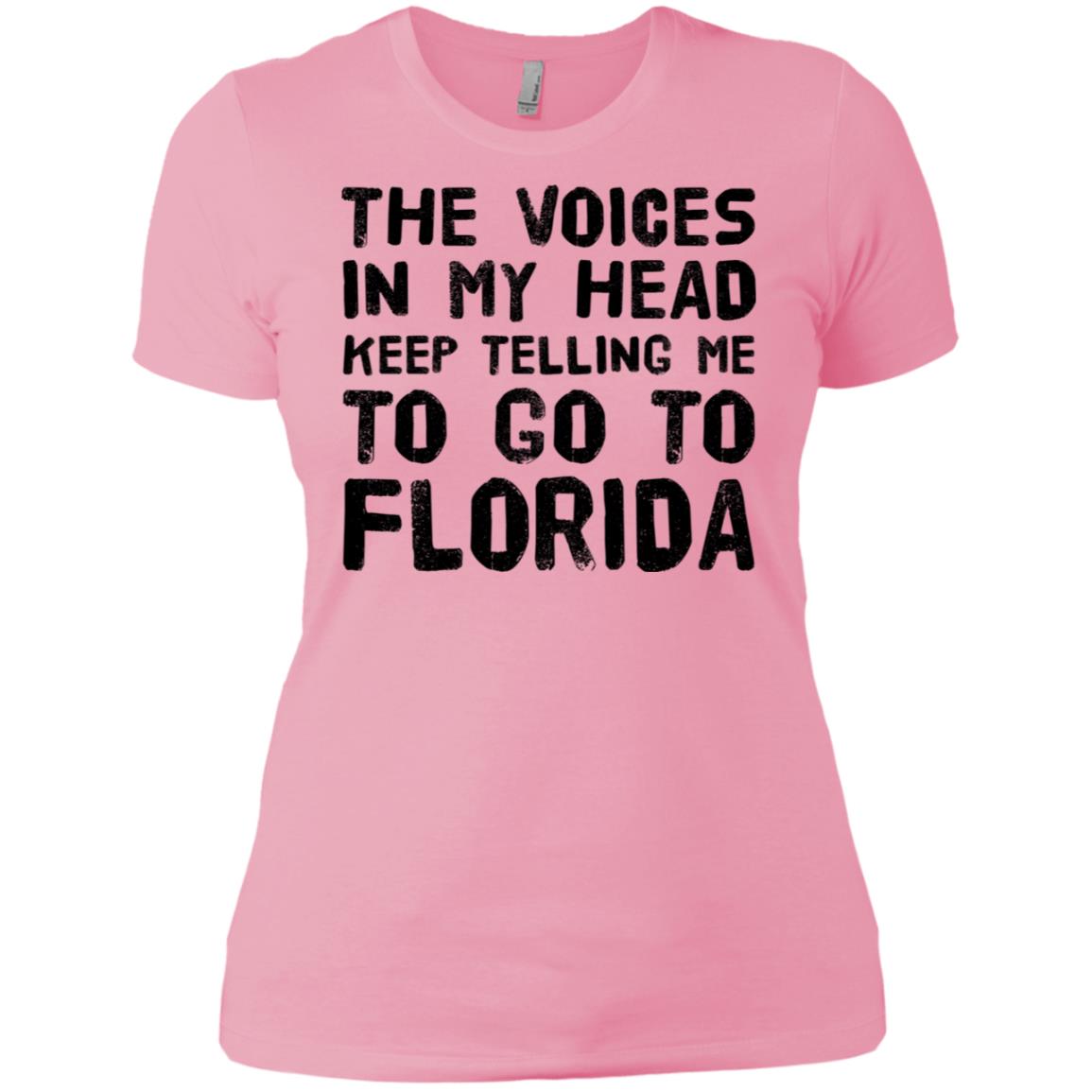 The Voices Telling Me To Go To Florida T-Shirt - T-shirt Teezalo