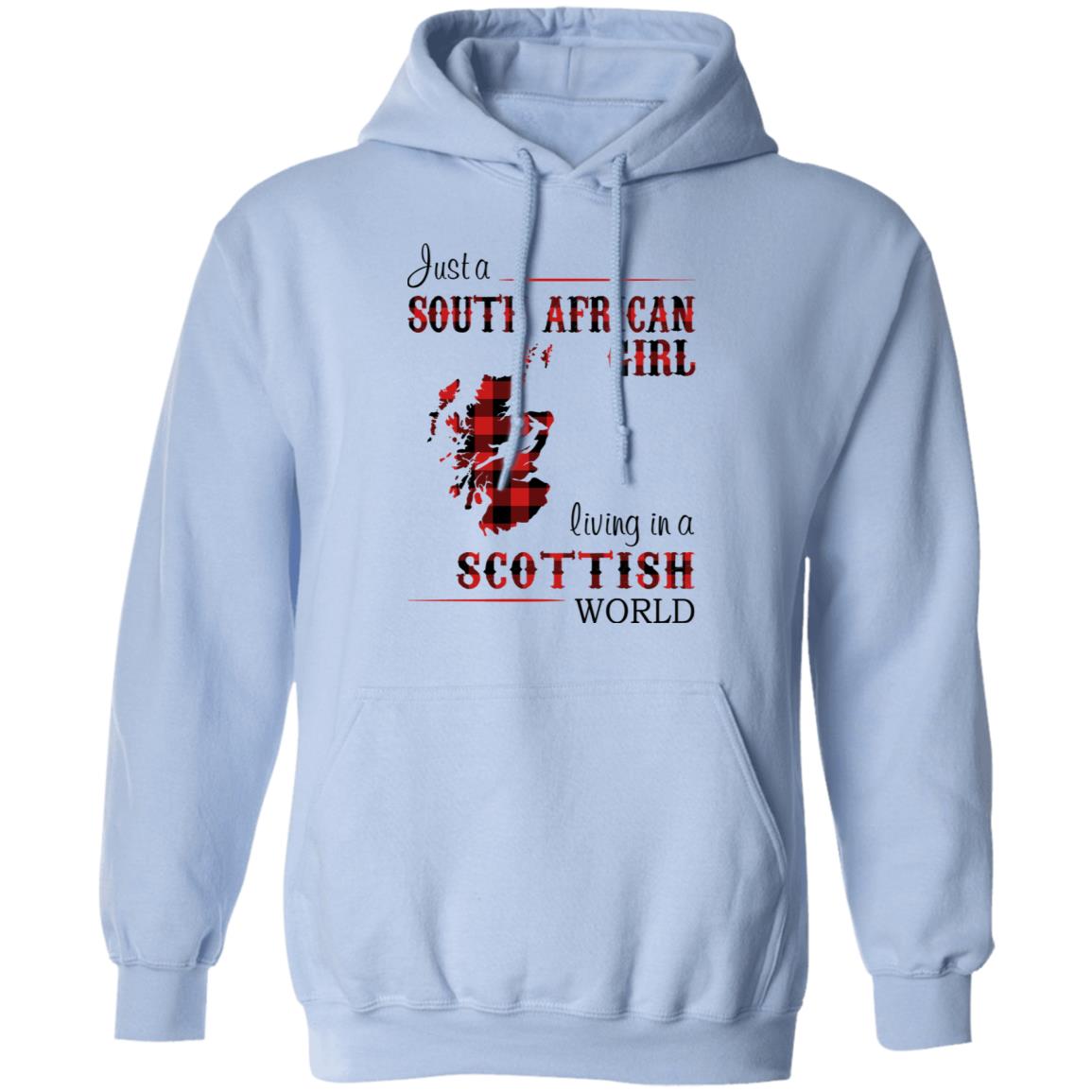 South African Girl Living In Scottish World T-Shirt - T-shirt Teezalo