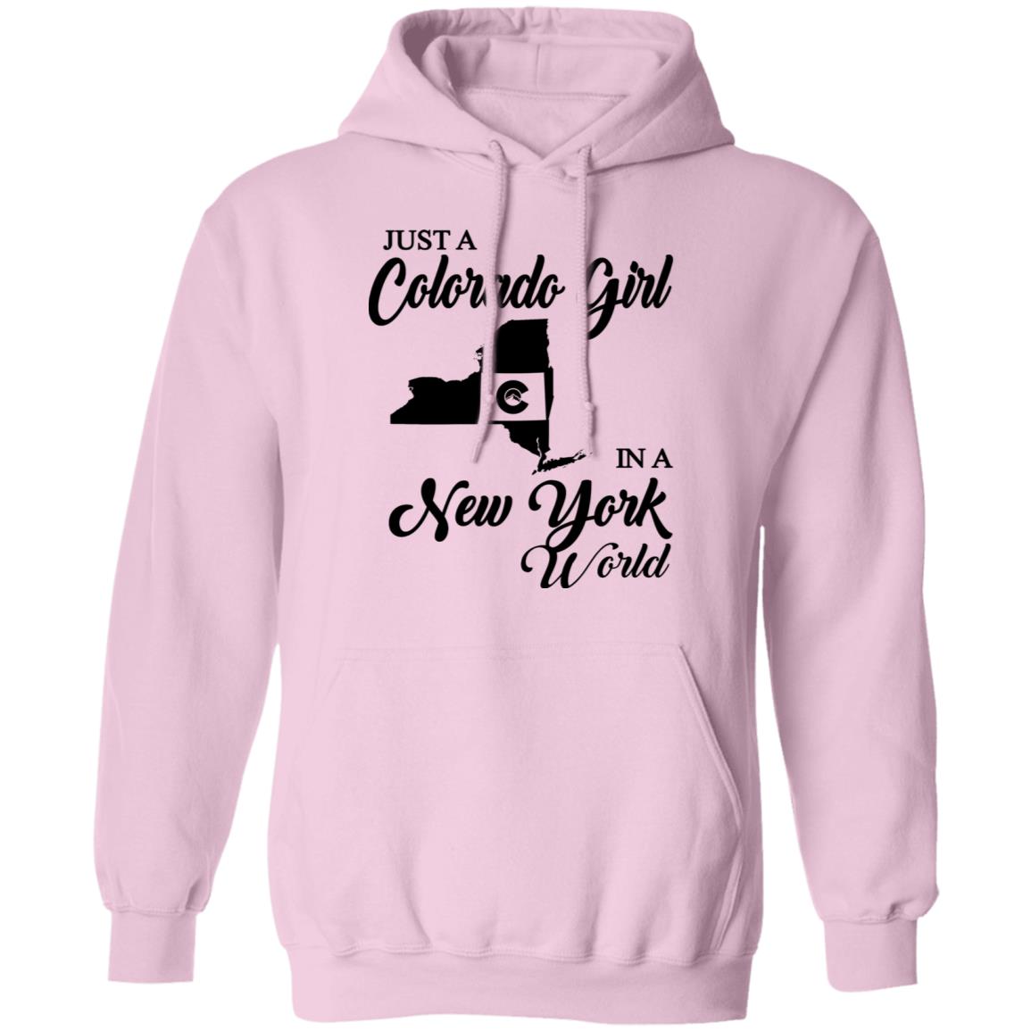 Just A Colorado Girl In A New York World T-shirt - T-shirt Teezalo