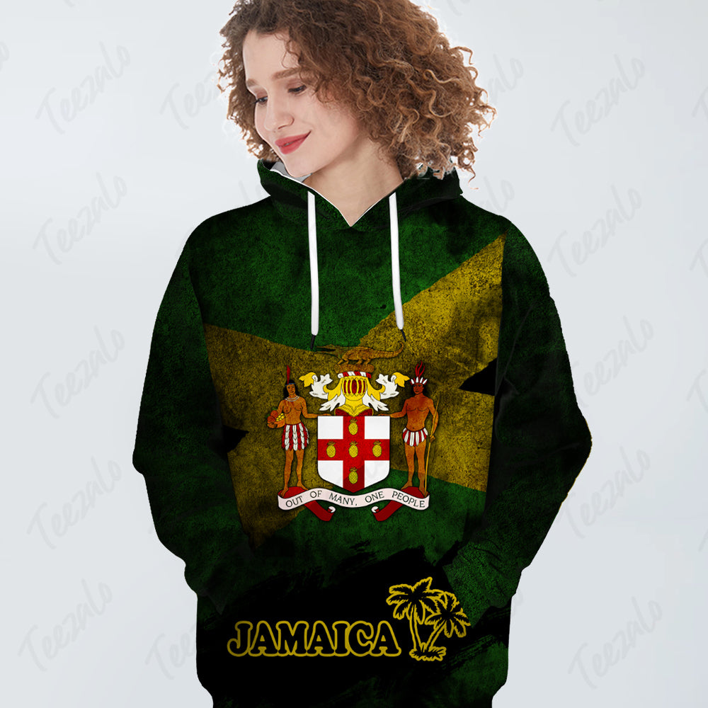 Jamaica Jamaican Flag Pride Personalized Hoodie