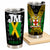 Jamaica Flag Tumbler Personalized 20z Steel Cup - Tumbler Born Teezalo