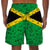 Jamaica Men Beach Shorts With Symbols On Flag