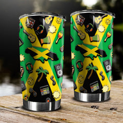 Jamaican Girls Are Sunshine Personalized Tumbler - Teezalo