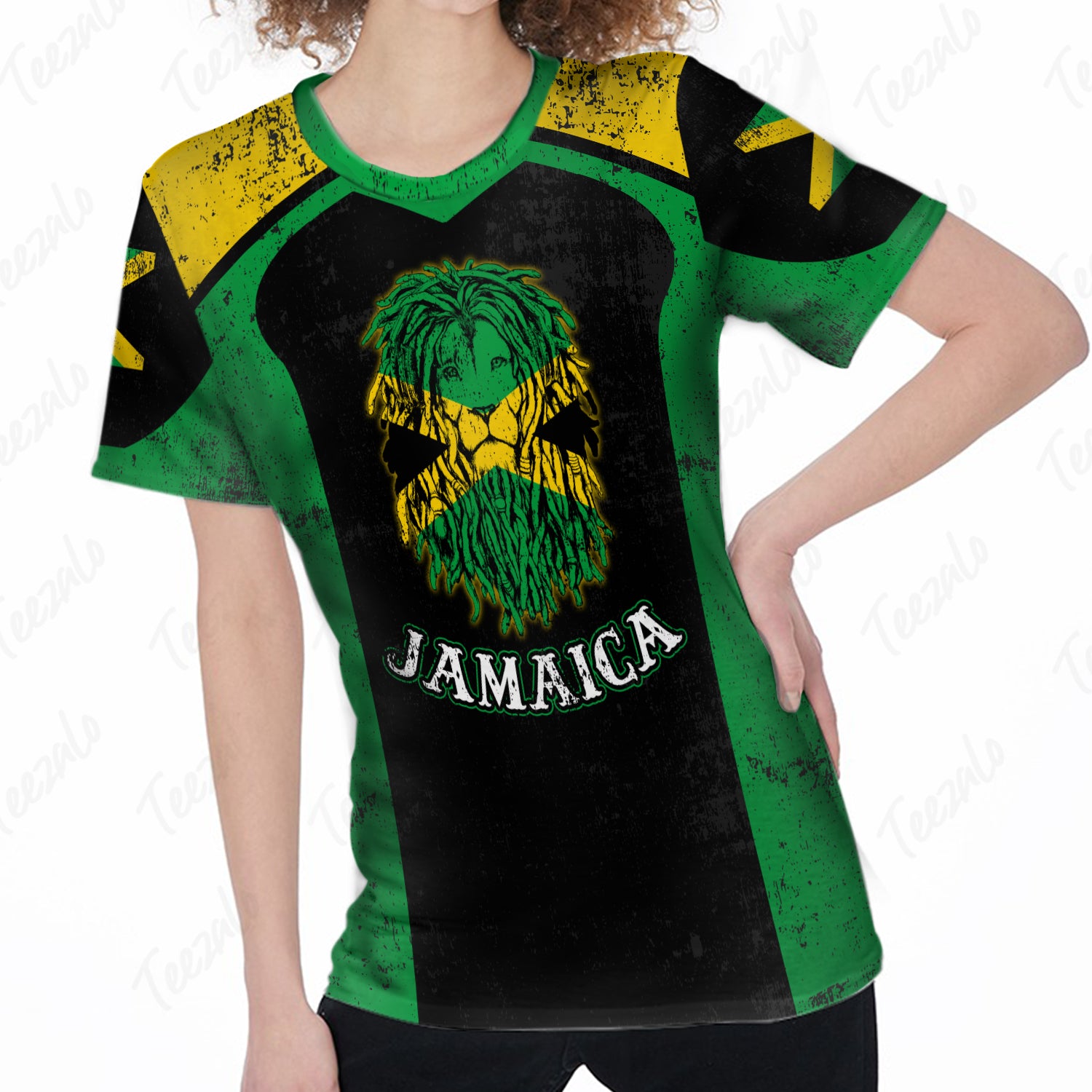 Jamaica Flag Unisex 3D Personalized T-shirt