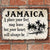 Jamaica A Place Your Feet Can Leave Metal Signs Wall Art - Metal Signs Born Teezalo