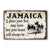 Jamaica A Place Your Feet Can Leave Metal Signs Wall Art