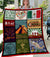 Mexico Fleece Blanket With Flag And Sayings