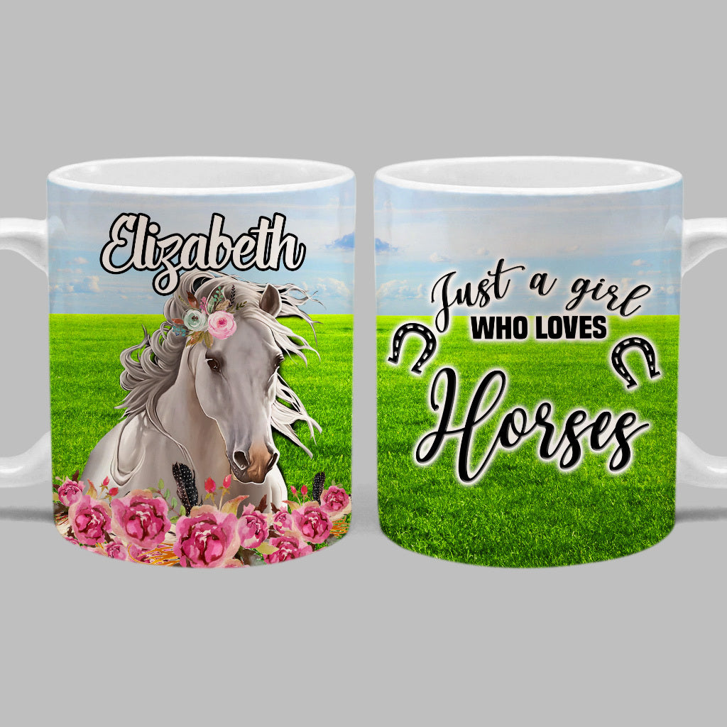 Personalized Horse Mug Just A Girl Who Loves Horse