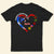 Puerto Rican Girl Heart With Symbols T-shirt