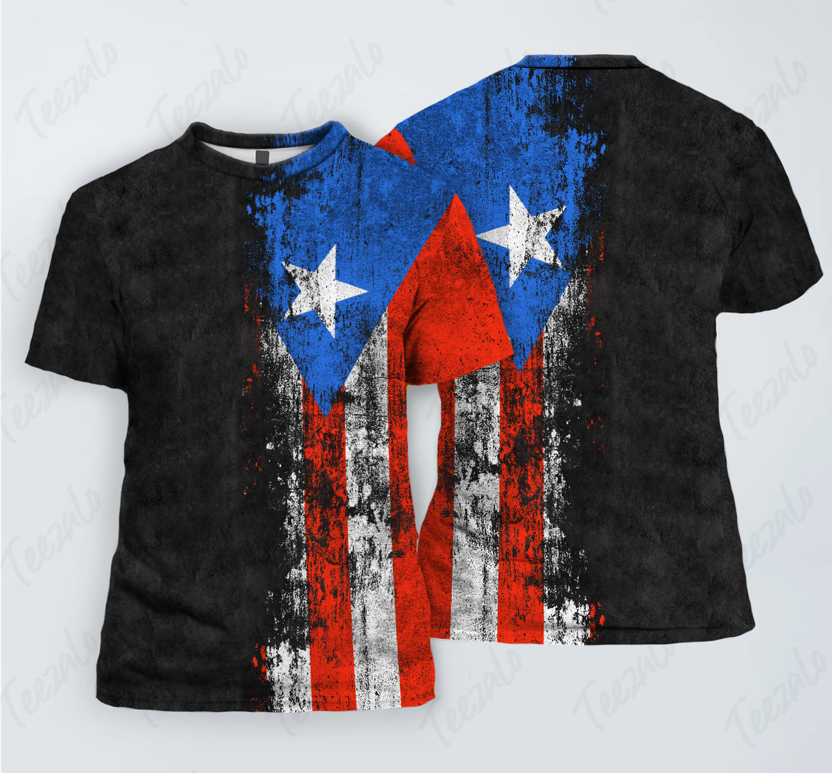 Puerto Rico Puerto Rican Flag Grunge Distressed Shirt