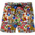 Puerto Rico Men Beach Shorts With Many Symbols