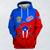 Puerto Rico Flag Cover 3D Personalized Hoodie With Puerto Rico Coat of Arms
