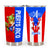 Puerto Rico Flag Personalized Tumbler With Coqui