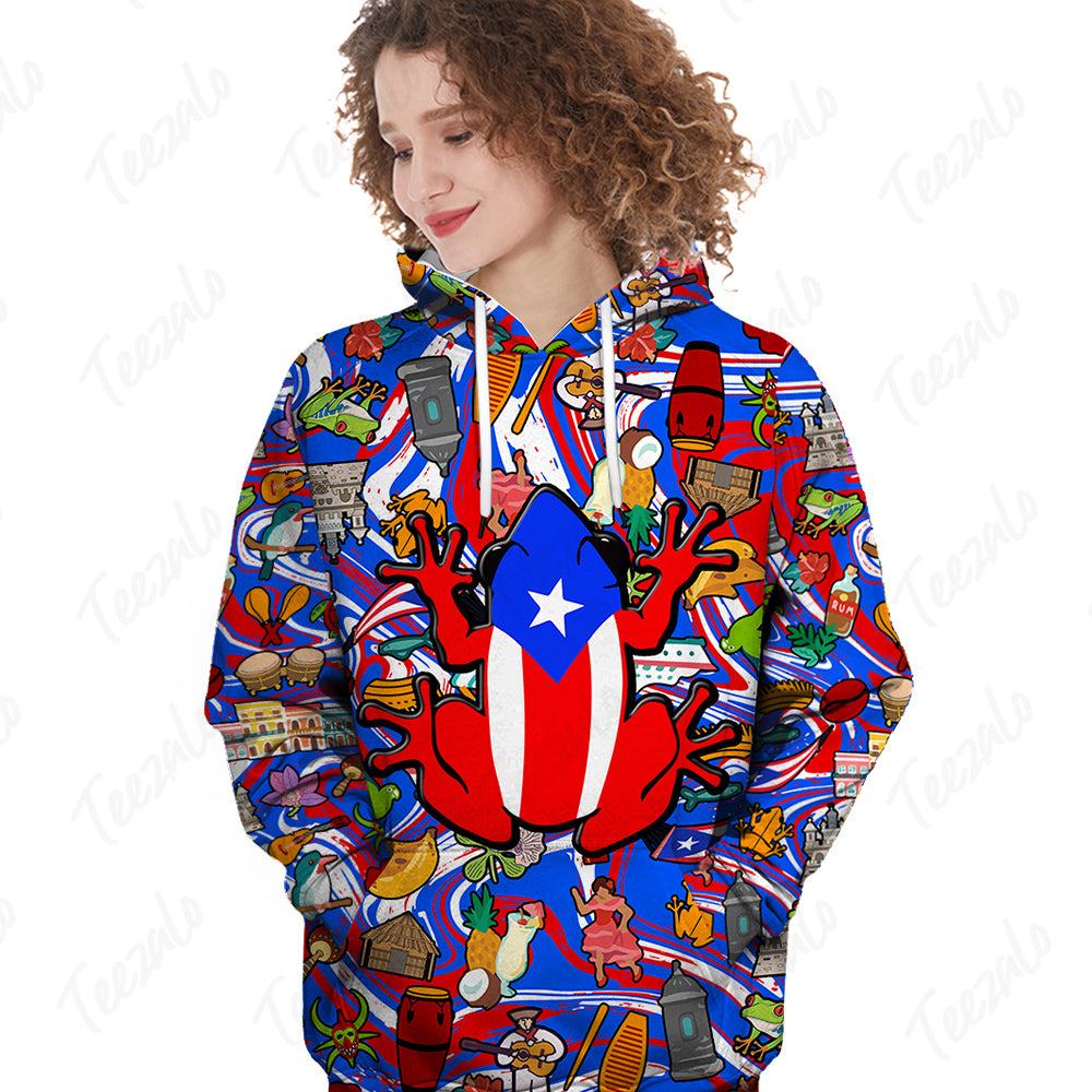 Puerto Rico Personalized Hoodie HOMCFS