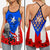 Puerto Rico Taino Coqui Criss Cross Tank Top