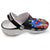 Puerto Rico Personalized Clog Shoes With Half Flag Symbols 