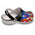 Puerto Rico Personalized Clog Shoes With Half Flag Symbols 