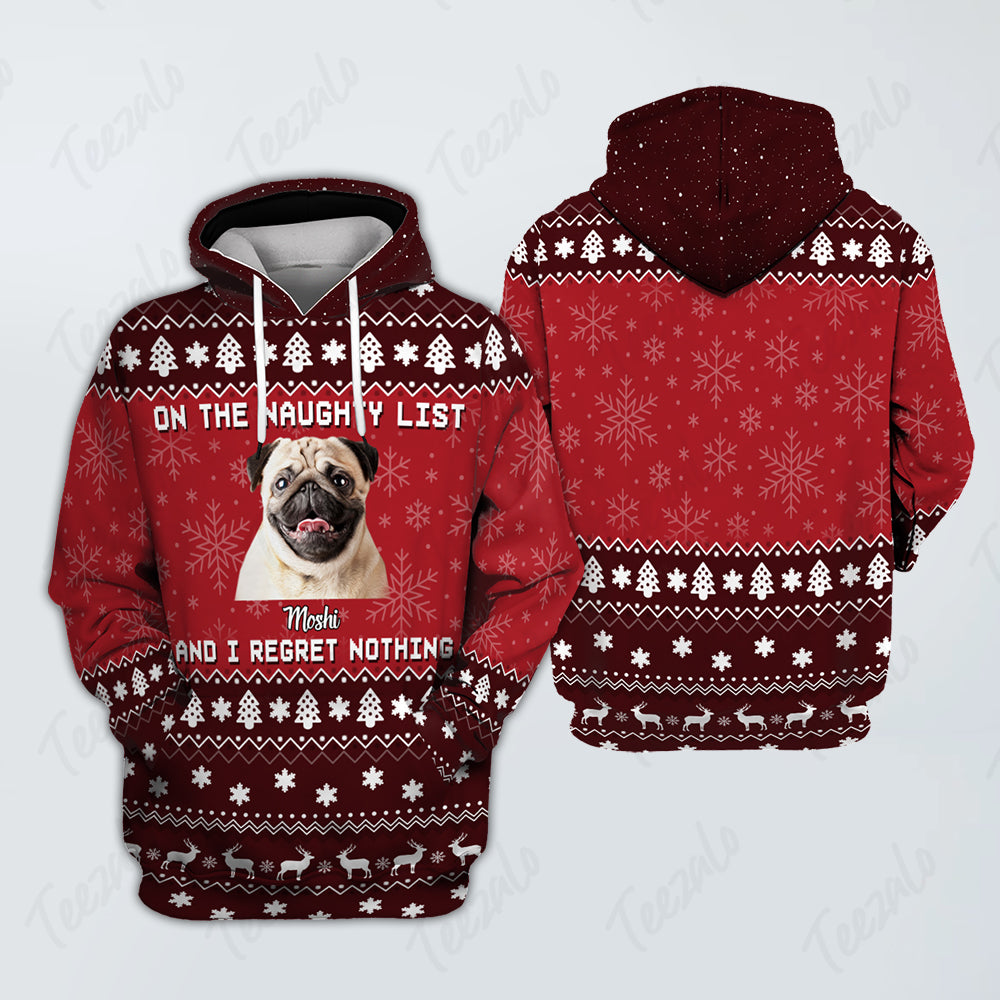 Custom Christmas Hoodie Dog Face Cat Face Christmas Hoodies For Womens Mens