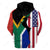 South Africa Flag And Symbols Dual Citizen Hoodie