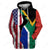 South Africa Flag And Symbols Dual Citizen Hoodie