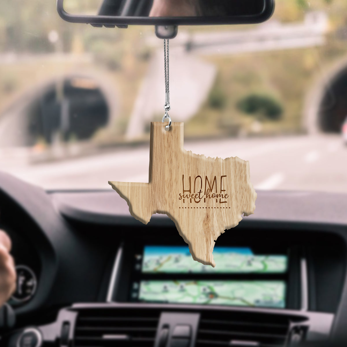 Home Sweet Home Texas Car Hanging Ornament - Car Hanging Ornament Born Teezalo