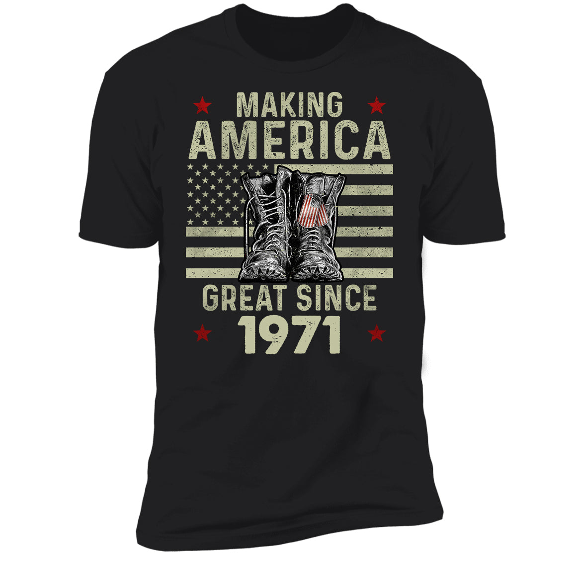 Veteran T-shirt For Birthday, Making America Great - T-shirt Veteran Teezalo