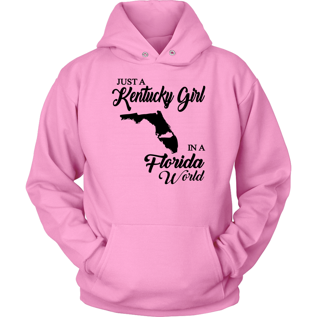 Just A Kentucky Girl In A Florida World T-shirt - T-shirt Teezalo